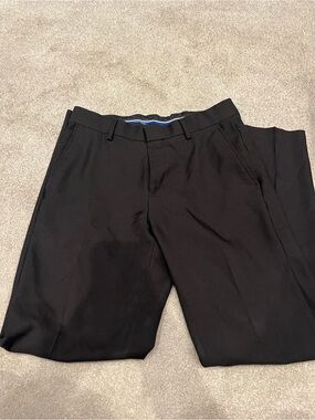 Haggar Black Slim Fit Dress Pants